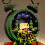 Make a Fairy Clock House for your Fairy Garden with Found Objects