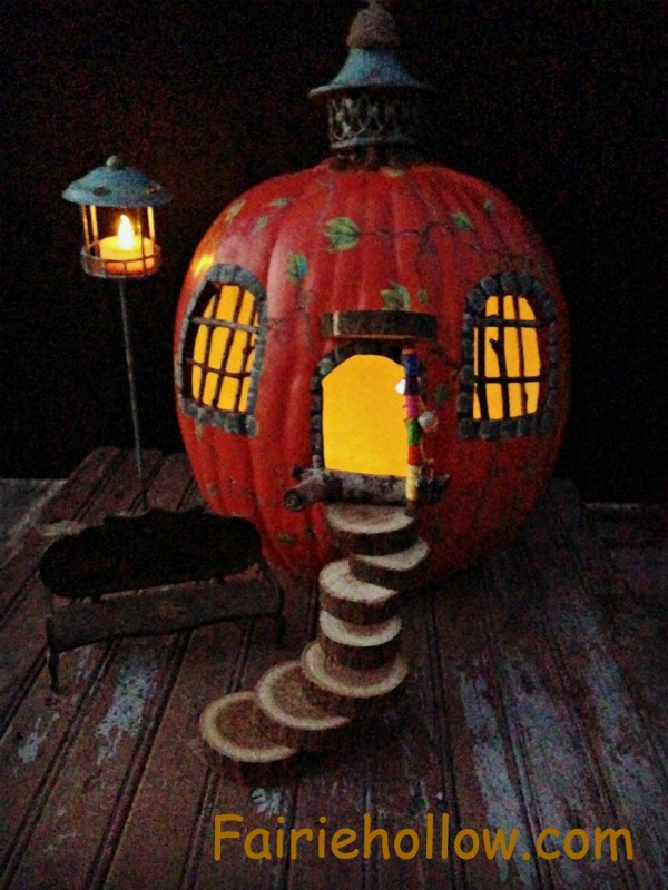 Pumpkin Fairy House