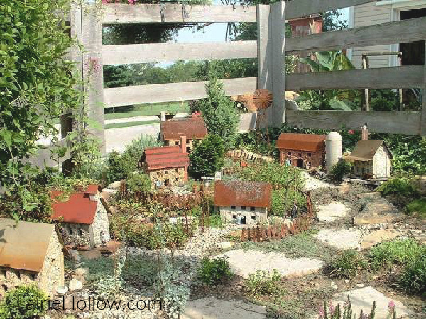 How to make a Fairy Garden with Stone Houses