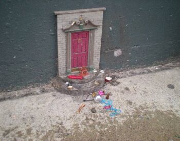 Pink fairy door