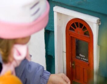 Red fairy door 