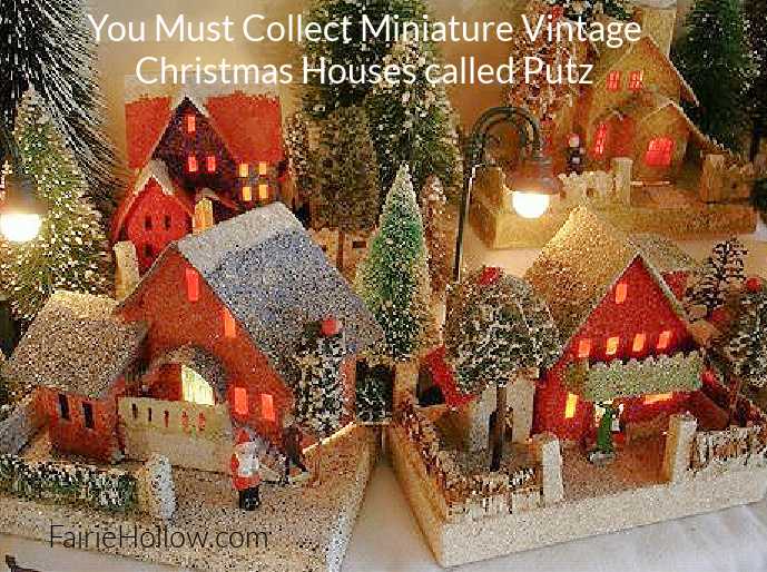 You Need to add a Putz House to your Miniature Fairy Christmas Collection!