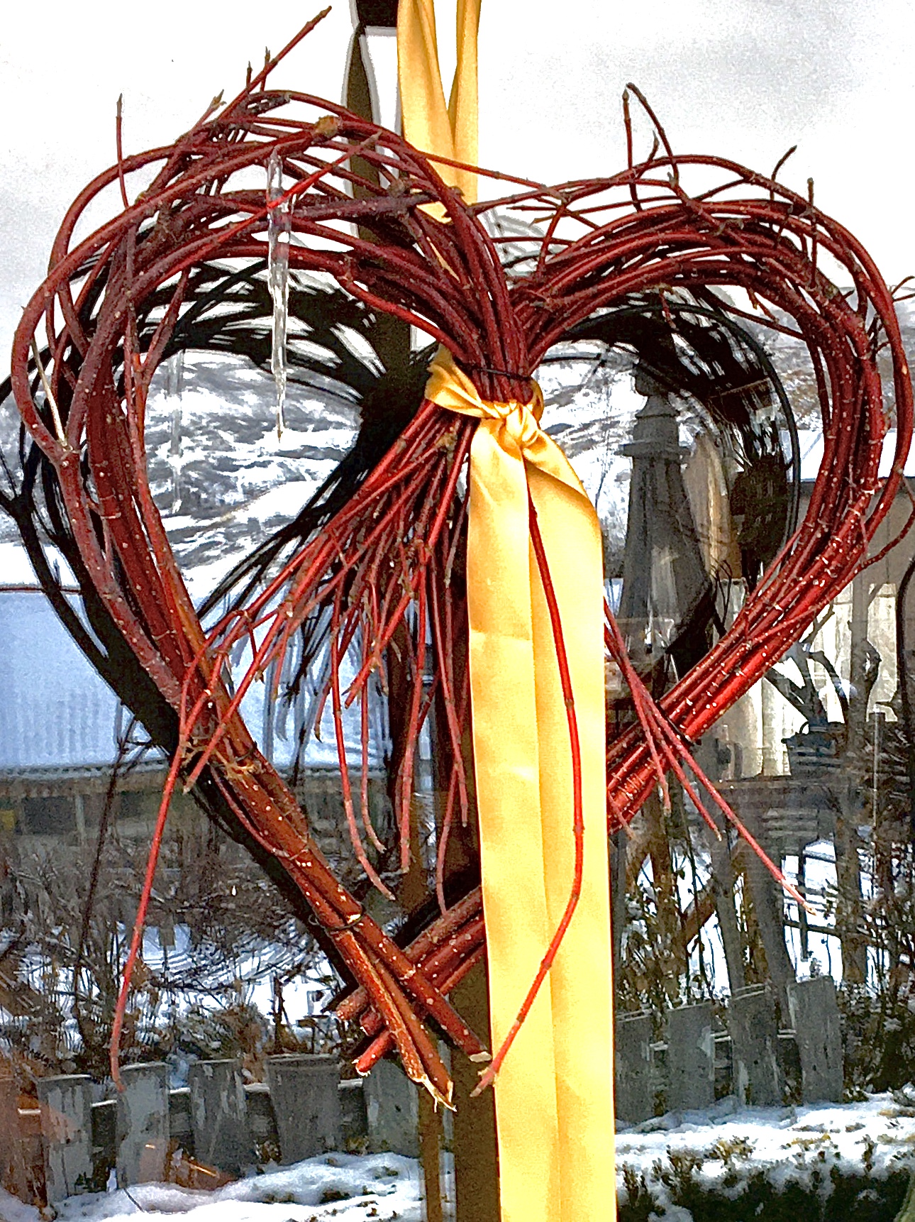 Heart Wreath Tutorial made from Branches